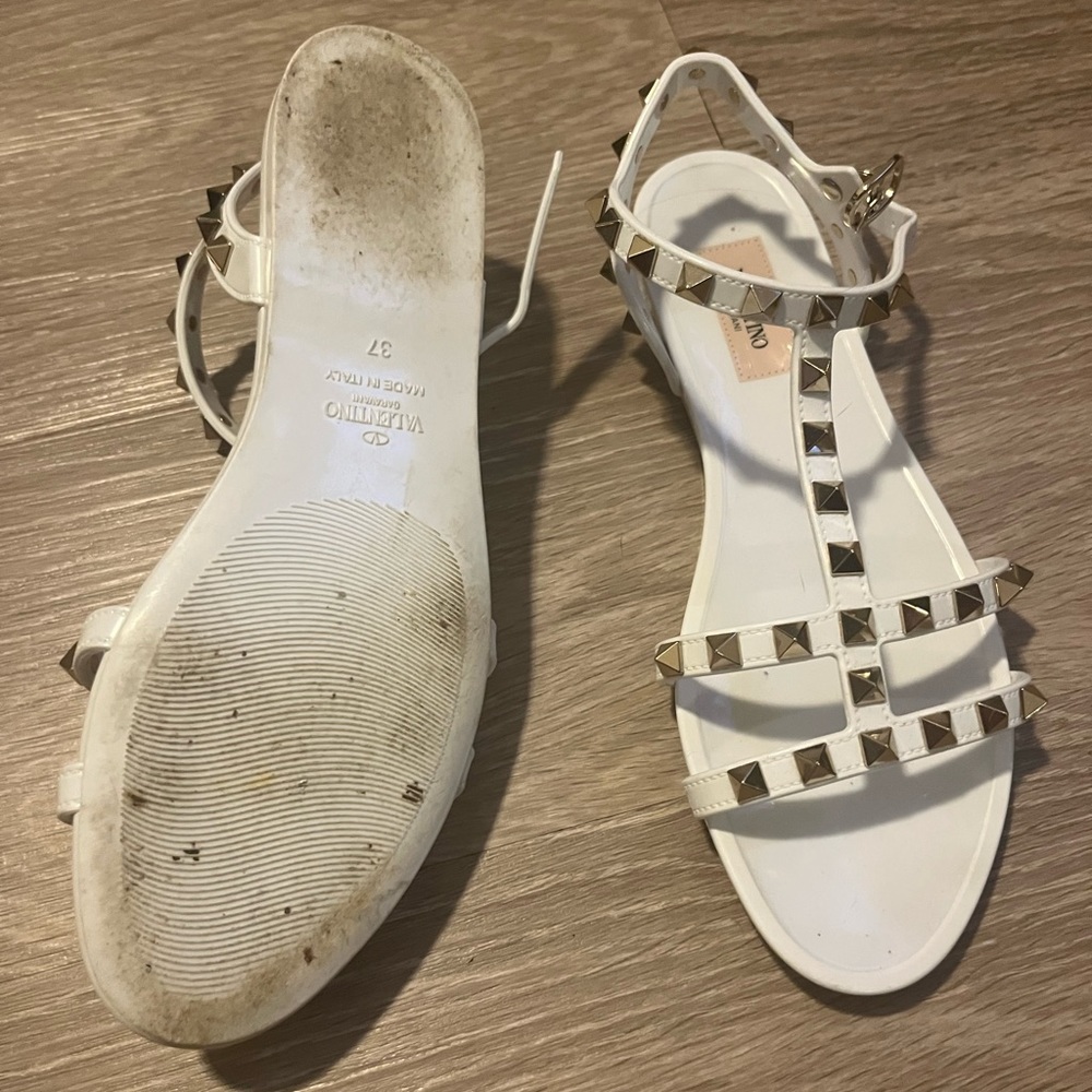 Valentino studded rubber sandals